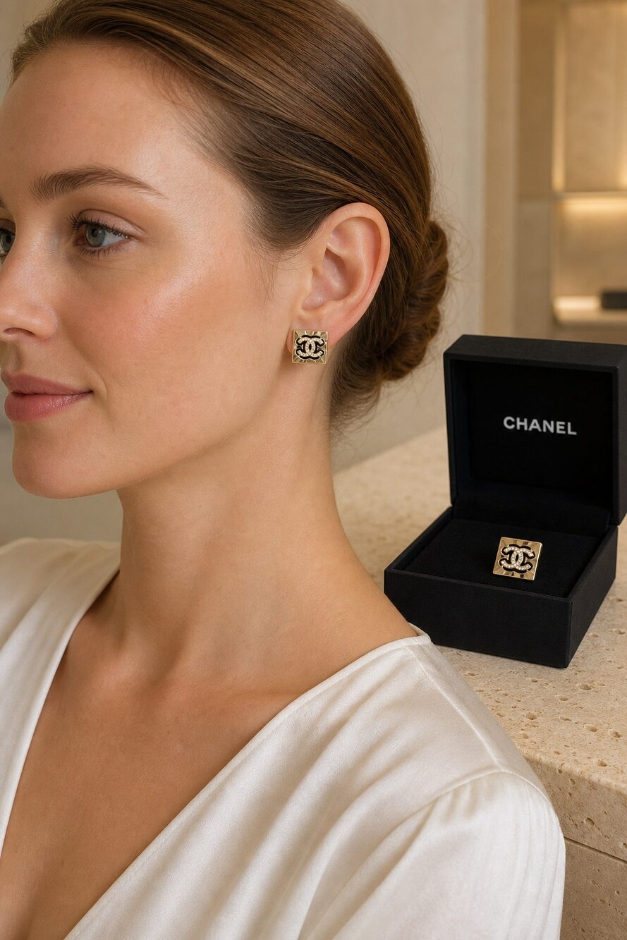 CHANEL Classic Parisian Earrings Style 17 | New with Box - Picture 9 of 9